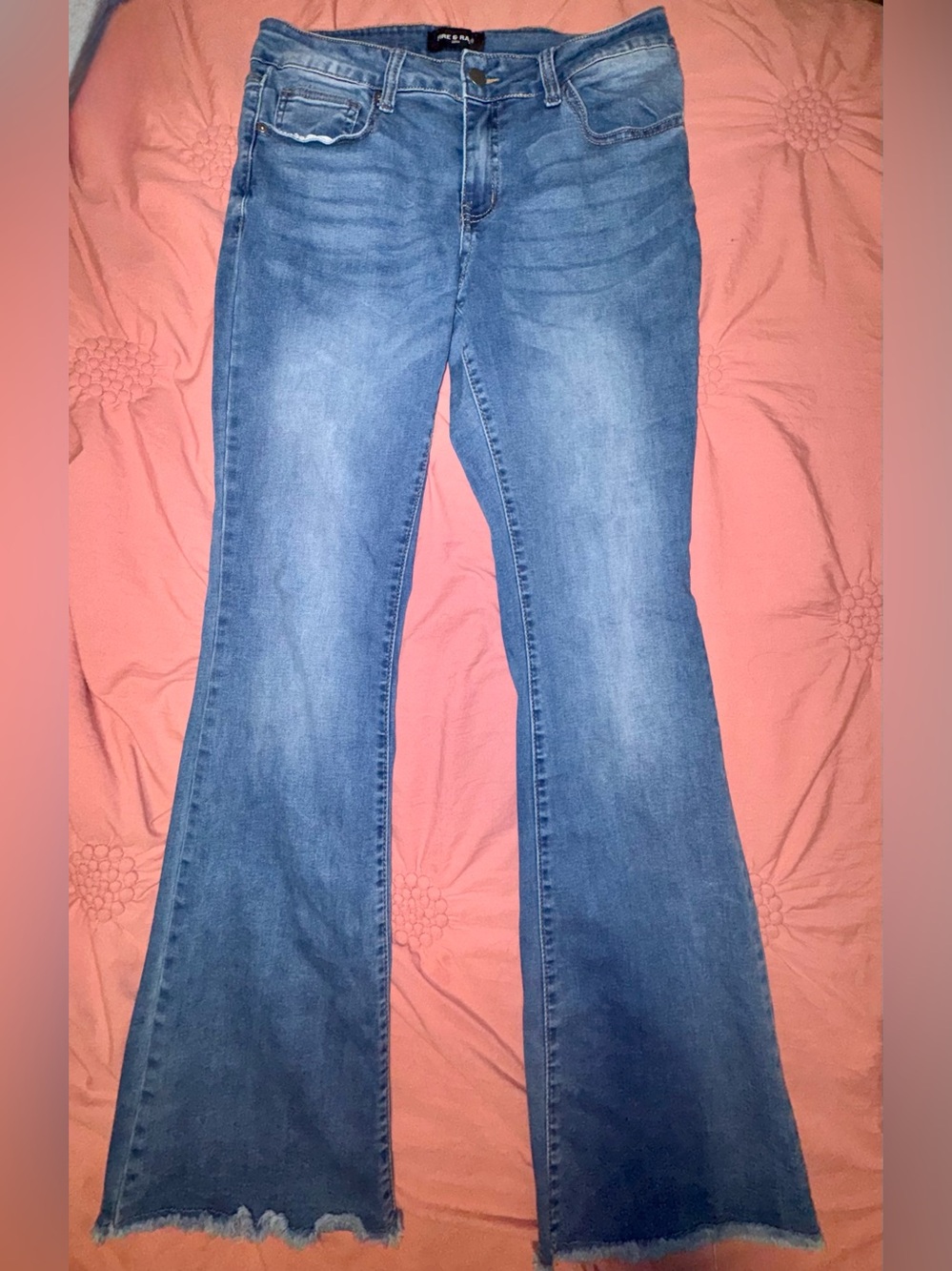 Blue Flared Jeans